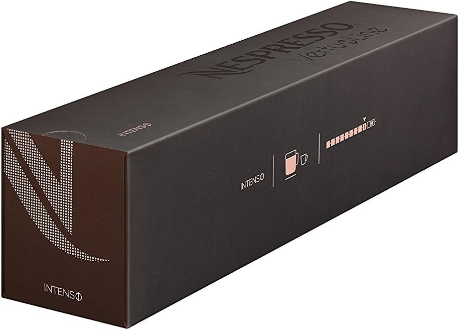 Nespresso Vertuo Solelio, pack de 10 cápsulas. Café de desayuno para taza Mug (230ml). Tueste ligero e intensidad 2/11, con notas afrutadas a frutos rojos. 100% Arábica. Nespresso - detalle
