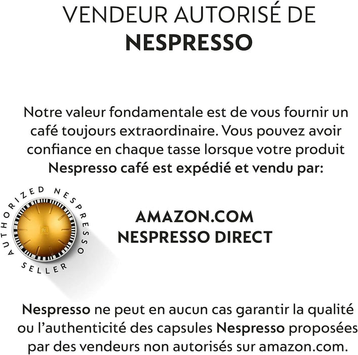Nespresso Vertuo Voltesso Mega Pack 100 Cápsulas de Café. Café Espresso Suave y Dulce (Int. 4) con Notas a Galleta, Formato Ahorro para Cafeteras Nespresso Vertuo. Nespresso - lateral