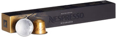 Pack de 10 Cápsulas de Café Nespresso Master Origin Nicaragua. Café para sistema Original de intensidad 5. Arábica procesado con el método "Black-Honey" de notas dulces. Nespresso - pack