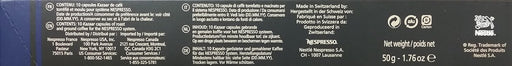 Pack de 20 Cápsulas de Café Nespresso Original Kazaar. El café más intenso de Nespresso (Intensidad 12) con un tueste oscuro, notas especiadas y cuerpo denso. Para cafeteras OriginalLine. Nespresso - pack