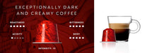 Pack de 30 Cápsulas de Café Nespresso Ispirazione Napoli. Café para sistema Original. El espresso más intenso (13/13) con notas a cacao y un cuerpo denso. Nespresso - presentacion