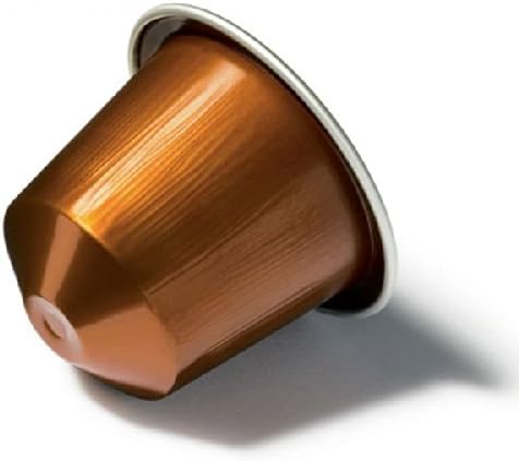Pack de 30 cápsulas Nespresso Livanto, un espresso equilibrado de intensidad media (6/13) con notas a cereal y caramelo. Café 100% Arábica de tueste natural para cafeteras Original. Nespresso - frontal
