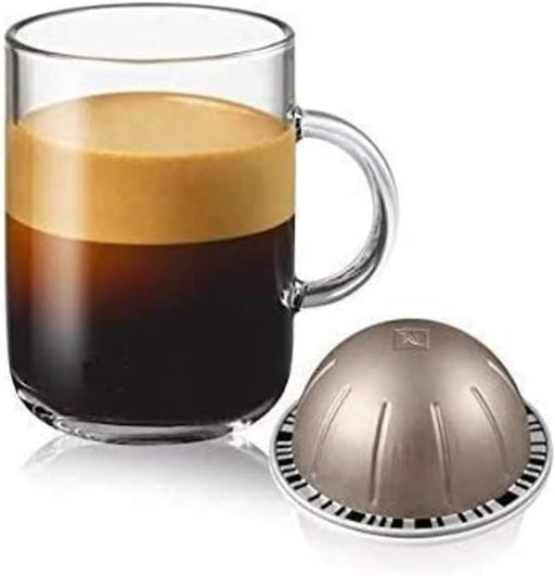 Pack de 30 cápsulas Nespresso Vertuo Arondio. Café Gran Lungo (150 ml) suave y equilibrado (Int. 6/13), con un delicioso perfil aromático a cereal. Nespresso - frontal