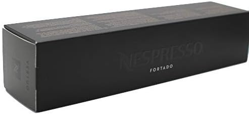 Pack de 30 cápsulas Nespresso Vertuo Fortado. Café Gran Lungo (150 ml) intenso y con cuerpo (Int. 8/13), con notas de cacao y madera de roble. Nespresso - frontal