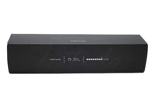 Pack de 30 cápsulas Nespresso Vertuo Fortado. Café Gran Lungo (150 ml) intenso y con cuerpo (Int. 8/13), con notas de cacao y madera de roble. Nespresso - uso