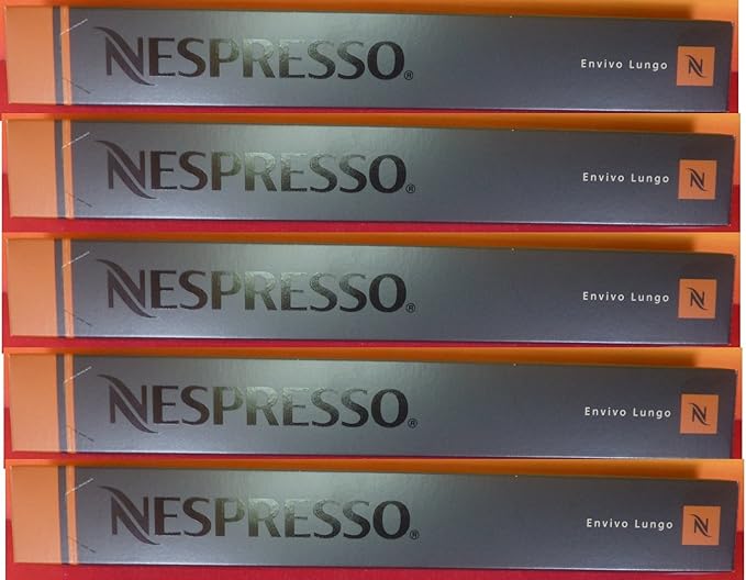 Pack de 50 cápsulas de café Nespresso Cape Town Envivo Lungo. Un Lungo intenso y con cuerpo, con notas amaderadas y un toque especiado. Intensidad 10. Nespresso - uso