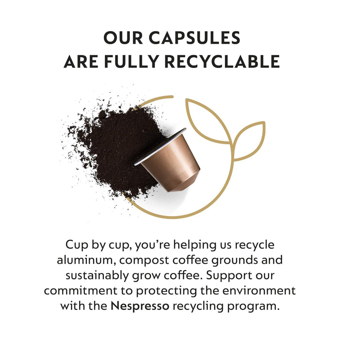 Pack de 50 cápsulas de café Nespresso Cosi. Un espresso de tueste ligero y cuerpo delicado, con refrescantes notas cítricas y de cereal. Intensidad 4. Nespresso - uso
