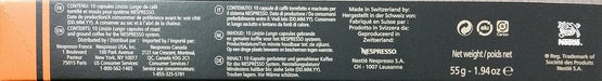 Pack de 50 Cápsulas de Café Nespresso Lungo Original. Surtido de 5 variedades para taza larga (110ml): Envivo, Vivalto, Linizio, Fortissio y Bukeela. Nespresso - uso