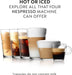 Pack de 50 cápsulas de café Nespresso Original Capriccio. Un espresso equilibrado y rico en aromas, de intensidad 5, compatible con todas las cafeteras Nespresso Original. Nespresso - lateral