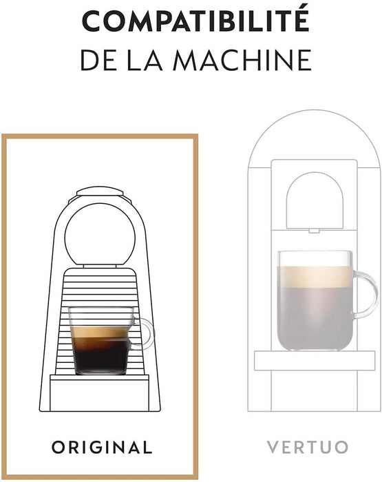 Pack de 50 Cápsulas de Café Nespresso OriginalLine Surtido Italiano. Incluye 10x Venezia, 10x Ristretto Italiano, 10x Arpeggio, 10x Roma y 10x Livanto, una selección para todos los gustos. Nespresso - uso