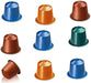 Pack de 50 Cápsulas de Café Nespresso Surtido Especial Lungo. Selección aleatoria con 5-10 variedades de cafés largos (110 ml) para el sistema Nespresso Original. Nespresso - frontal