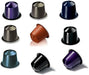 Pack de 50 Cápsulas de Café Nespresso Surtido Extra Fuerte. Selección aleatoria con 5-10 variedades de alta intensidad (10 a 13) para el sistema Nespresso Original. Nespresso - frontal
