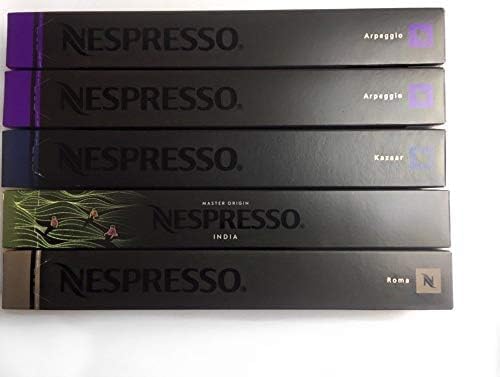Pack de 50 Cápsulas de Café Nespresso Surtido Sorpresa. Una selección variada y aleatoria de cafés para el sistema Original. Ideal para descubrir nuevos sabores. Nespresso - frontal
