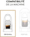Pack de 50 cápsulas de café Nespresso Vivalto Lungo (5 packs de 10). Una mezcla compleja y equilibrada de Arábicas con notas florales y tostadas. Intensidad 6. Nespresso - uso