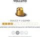 Pack de 50 cápsulas de café Nespresso Volluto. Espresso de tueste ligero con un perfil dulce y afrutado, y notas a galleta. Intensidad suave (4/13). Nespresso - detalle
