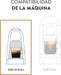 Pack de 50 cápsulas de café Nespresso Volluto. Espresso de tueste ligero con un perfil dulce y afrutado, y notas a galleta. Intensidad suave (4/13). Nespresso - uso