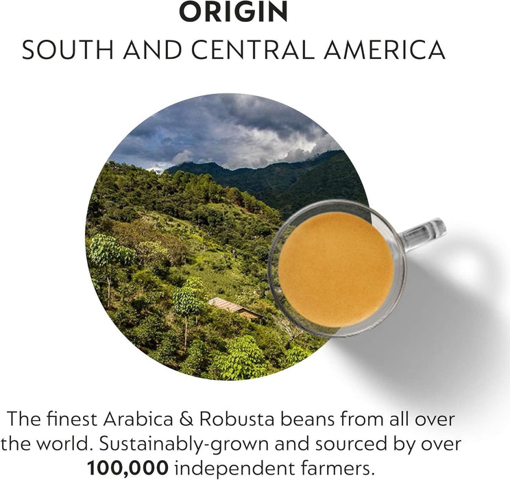 Pack de 50 cápsulas Nespresso Arpeggio Decaffeinato. Disfruta de un café descafeinado intenso y cremoso, con notas de cacao y un cuerpo denso. Intensidad 9. Nespresso - detalle