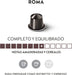 Pack de 50 cápsulas Nespresso Ispirazione Roma Intenso. Café de tueste medio e intensidad 8/13 con notas amaderadas y a tostado. Para cafeteras Nespresso Original Line. Edición Limitada. Nespresso - detalle