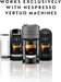 Pack de 50 Cápsulas Nespresso Vertuo Diavolitto. Un café espresso (40 ml) de tueste oscuro e intensidad 11, solo compatible con el sistema de cafeteras Nespresso Vertuo. Nespresso - presentacion