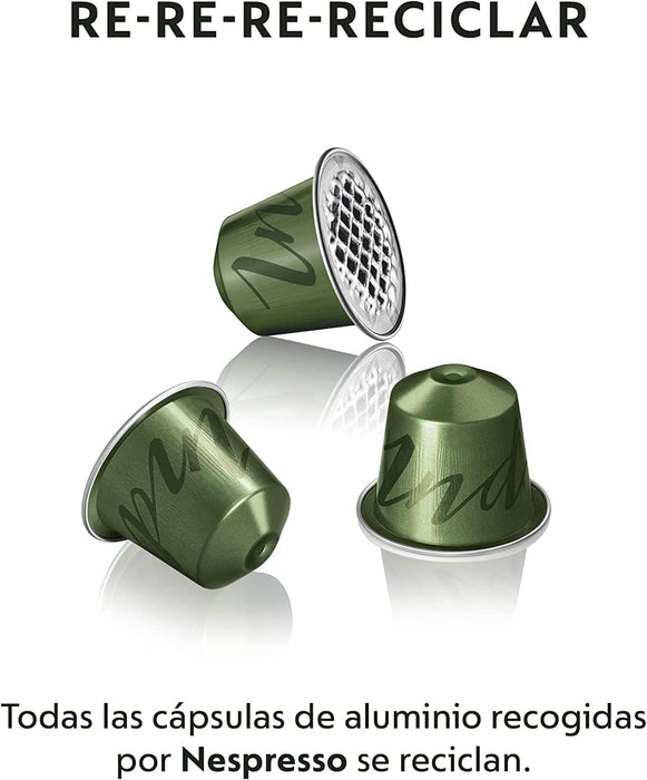 Pack Surtido de 50 Cápsulas de Café Nespresso Original. Incluye 5 variedades de tuestes variados: Roma, Ristretto, Arpeggio, Volluto y Stockholm Lungo. Nespresso - uso