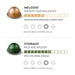Pack Surtido Nespresso Vertuo de 30 cápsulas. Descubre 3 variedades para taza Mug (230ml): 10 Stormio (Int. 8), 10 Odacio (Int. 7) y 10 Melozio (Int. 6). El regalo ideal. Nespresso - ingredientes