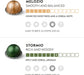 Pack Variado de 60 Cápsulas Nespresso Vertuo con 30 de Melozio (suave, intensidad 6) y 30 de Stormio (intenso, intensidad 8). El equilibrio perfecto para tus tazas grandes (230ml). Nespresso - detalle
