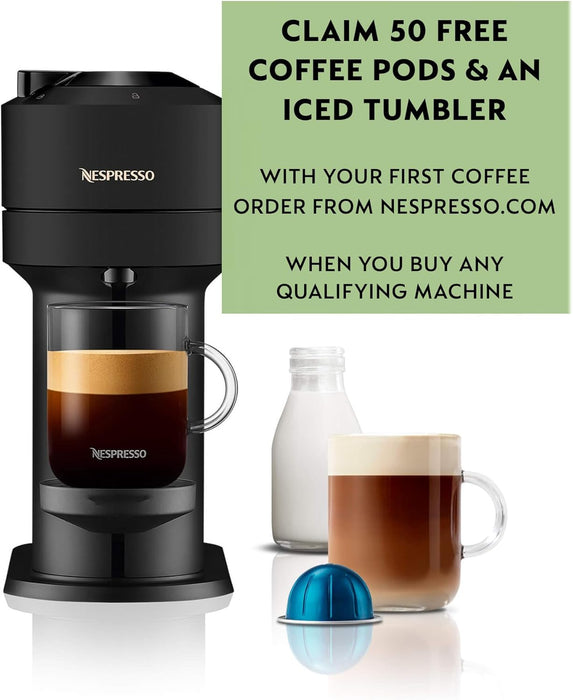 Pack Variado de 60 Cápsulas Nespresso Vertuo con 30 de Melozio (suave, intensidad 6) y 30 de Stormio (intenso, intensidad 8). El equilibrio perfecto para tus tazas grandes (230ml). Nespresso - pack