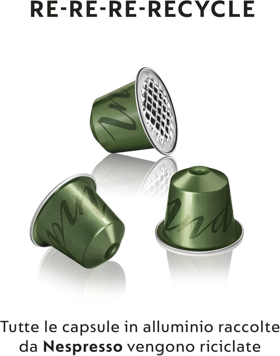 Selección Equilibrada Nespresso: Pack de 100 cápsulas Original con 5 variedades. Incluye Arpeggio, Ristretto, Livanto, Volluto y Capriccio. Intensidades de 4 a 10. Para todos los gustos. Nespresso - uso