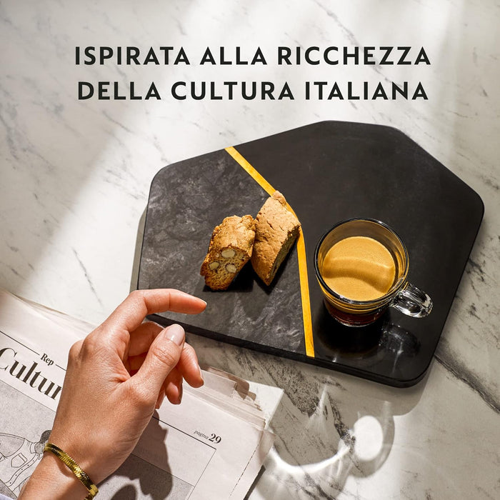 Selección Inspiración Italiana Nespresso: Pack de 100 cápsulas Original con 6 cafés intensos. Incluye Arpeggio, Ristretto, Roma, Livanto, Napoli y Venezia. Intensidades de 6 a 13. Nespresso - ingredientes