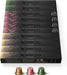 Selección Master Origins Nespresso Original, pack de 100 cápsulas. Descubre la intensidad de India y el equilibrio de Colombia y Nicaragua en esta colección. Nespresso - frontal