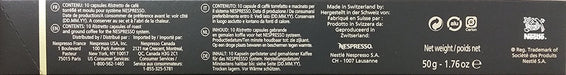 Surtido de 50 Cápsulas de Café Nespresso Original. Pack de degustación con 5 variedades de cafés Lungo y Ristretto: Vienna Lungo, Tokyo Lungo, Ethiopia, Ristretto y Stockholm Lungo. Nespresso - uso