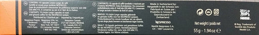 Surtido de 50 Cápsulas de Café Nespresso Original. Pack de degustación con 5 variedades de cafés Lungo y Ristretto: Vienna Lungo, Tokyo Lungo, Ethiopia, Ristretto y Stockholm Lungo. Nespresso - pack