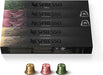 Surtido Master Origins Nespresso Original, pack de 50 cápsulas. Un viaje por los sabores de Indonesia, India, Colombia, Nicaragua y Peru Organic. Nespresso - frontal