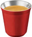 Taza de Café Nespresso PIXIE Lungo Shanghai (160 ml). Un vaso de acero inoxidable de doble pared con el color de la cápsula World Explorations Shanghai Lungo. Nespresso - frontal