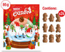 Nestlé Extrafino Calendario de Adviento con 24 figuritas de chocolate con leche (85g). La cuenta atrás más divertida para niños con cacao de cultivo sostenible. Nestlé - ingredientes