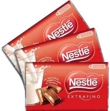 Pack Ahorro de 24 Mini Tabletas de Chocolate con Leche Nestlé (24x20g). El snack de chocolate clásico en porciones individuales, perfecto para la merienda de los niños. Nestlé - frontal