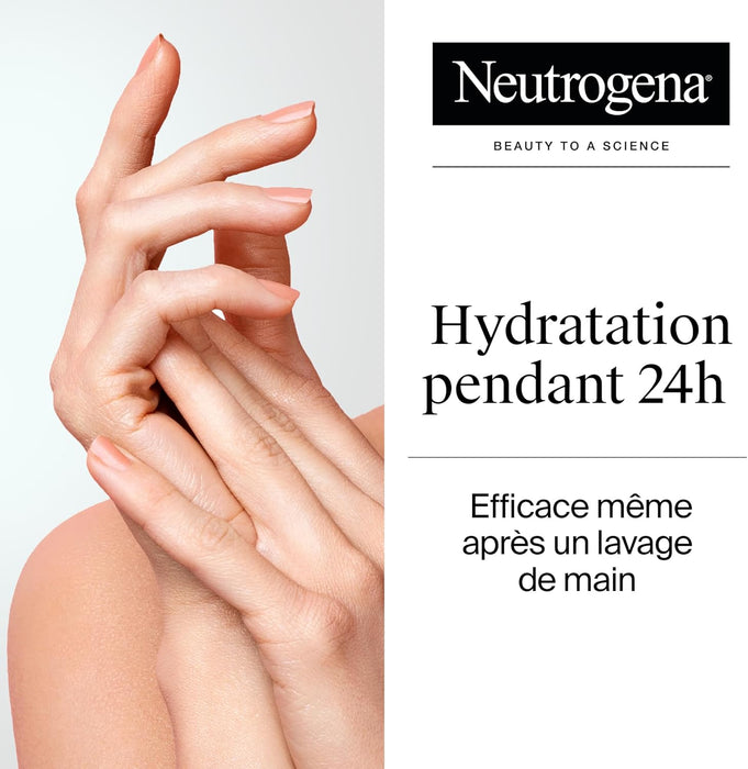 Crema de Manos Concentrada Neutrogena Sin Perfume (50 ml). La Fórmula Noruega para pieles sensibles, con Glicerina y Vitamina E, que repara las manos secas y agrietadas. Neutrogena - lateral