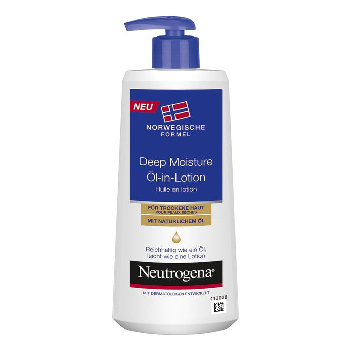 Neutrogena Fórmula Noruega Aceite en Loción, 250ml. La solución definitiva para la piel seca, con una fórmula que combina la hidratación profunda de una loción con el poder nutritivo de los aceites.