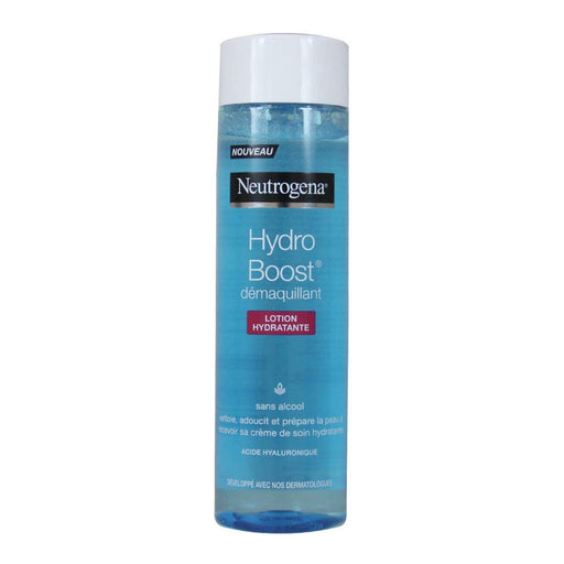 Neutrogena Hydro Boost Loción Limpiadora Hidratante en formato de 200 ml. Gel de agua desmaquillante con Ácido Hialurónico para una limpieza facial profunda. Neutrogena - frontal