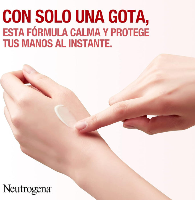 Pack de 2 Cremas de Manos Concentrada Sin Perfume de Neutrogena (2x50ml). El tratamiento reparador ideal para pieles sensibles, que alivia las manos secas y agrietadas. Neutrogena - uso
