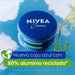 NIVEA Creme, Pack de 4 Latas de 150ml. La crema hidratante universal para toda la familia, con su icónica fragancia y fórmula que nutre y protege todo tipo de piel. Nivea - lateral