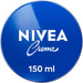 NIVEA Creme, Pack de 4 Latas de 150ml. La crema hidratante universal para toda la familia, con su icónica fragancia y fórmula que nutre y protege todo tipo de piel. Nivea - zoom