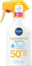 NIVEA SUN Babies & Kids Sensitive Spray Solar FP50+ (270ml): Muy alta protección para la piel delicada de bebés (desde 6 meses) y niños, aprobada por pediatras. Nivea - frontal