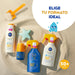 NIVEA SUN Babies & Kids Sensitive Spray Solar FP50+ (270ml): Muy alta protección para la piel delicada de bebés (desde 6 meses) y niños, aprobada por pediatras. Nivea - presentacion