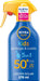 NIVEA SUN Protege & Cuida Kids Spray Solar FP50+ (270ml): Protección muy alta que cuida e hidrata la piel sensible de los niños con Pantenol y Vitamina E. Nivea - frontal
