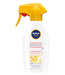 NIVEA SUN Sensitive Antialergias Solares Spray FP50+ (300ml): Muy alta protección para piel sensible, con fórmula calmante y resistente al agua en formato pistola. Nivea - frontal