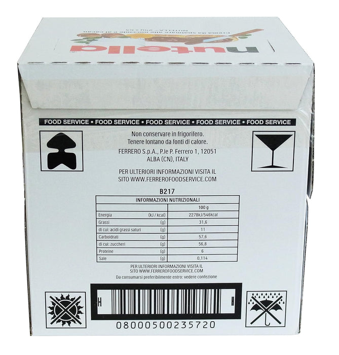 Mini Tarro de Nutella de 25g para Coleccionistas y Desayunos. El compañero ideal para el desayuno en un formato individual de cristal. El capricho perfecto. Nutella - detalle
