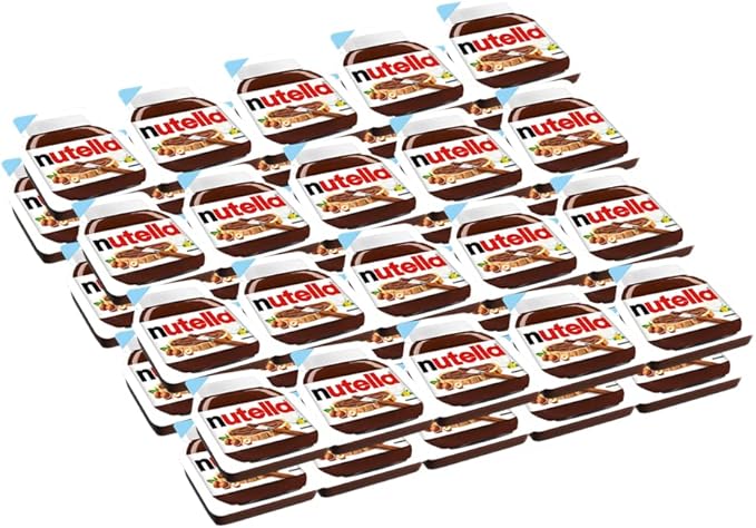 Pack Promocional de 40 Monodosis de Nutella (40x15g). La crema de cacao y avellanas en un formato individual, ideal para familias, pequeños negocios o para viajar. Nutella - frontal