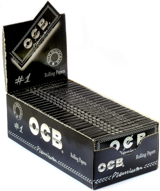 OCB Premium Papel de Fumar, Tamaño Regular #1. Papel de liar corto, ultrafino y de combustión lenta, fabricado con lino y goma arábiga natural para un sabor puro. Ocb - pack