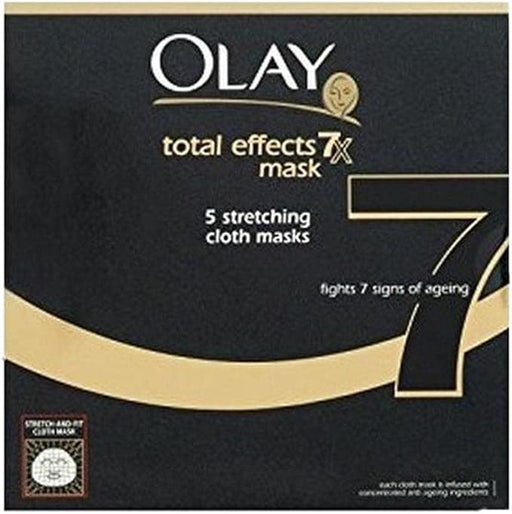 Olay Total Effects 7 en 1 Mascarilla Facial Antiedad de Tela, Pack de 3 unidades. Un tratamiento intensivo para una piel visiblemente más joven, firme e hidratada. Olay - frontal
